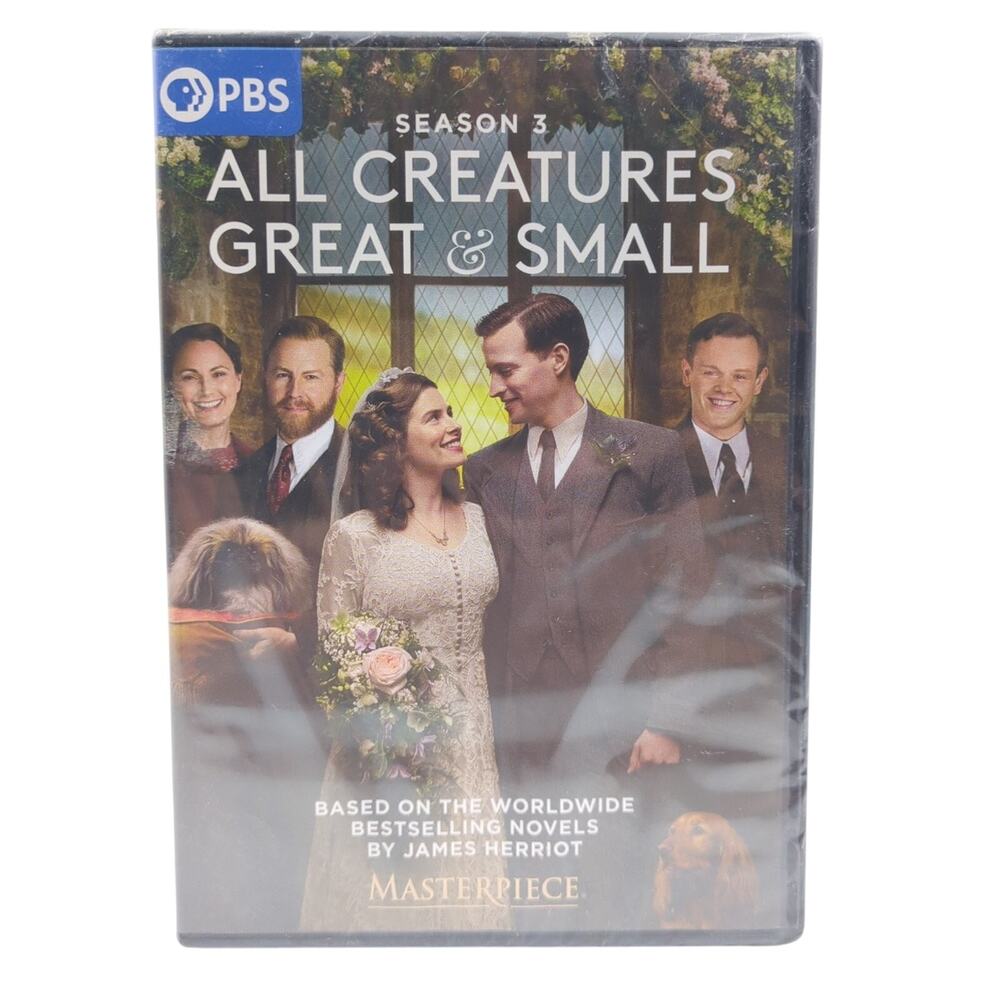 All Creatures Great & Small Season 3 DVD 2022 Nicholas Ralph PBS Masterpiece New